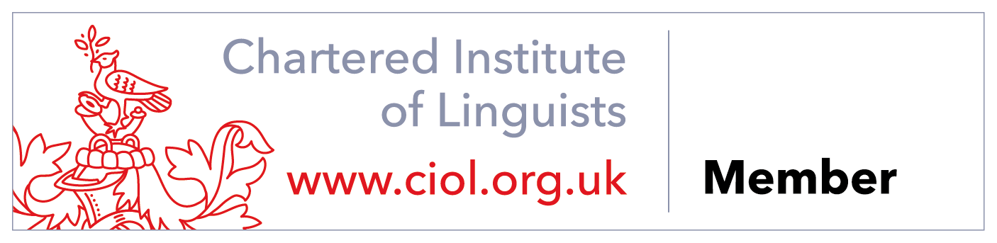 Chartered Institute of Linguists member banner